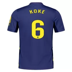 Maglia Atlético Madrid Koke 6 Uomo Secondo 2025-26