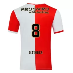 Maglia Feyenoord Rotterdam Q. Timber 8 Uomo Primo 2025-26