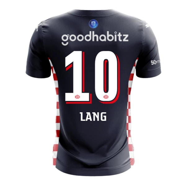 Maglia PSV Eindhoven Lang 10 Uomo Secondo 2025-26 Maglia PSV Eindhoven Lang 10 Uomo Secondo 2025-26