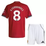 Completo calcio Manchester United Bruno Fernandes 8 Bambino Primo 2025-26