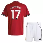 Completo calcio Manchester United Garnacho 17 Bambino Primo 2025-26