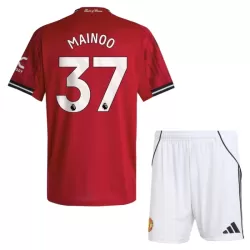 Completo calcio Manchester United Mainoo 37 Bambino Primo 2025-26 Completo calcio Manchester United Mainoo 37 Bambino Primo 2025-26