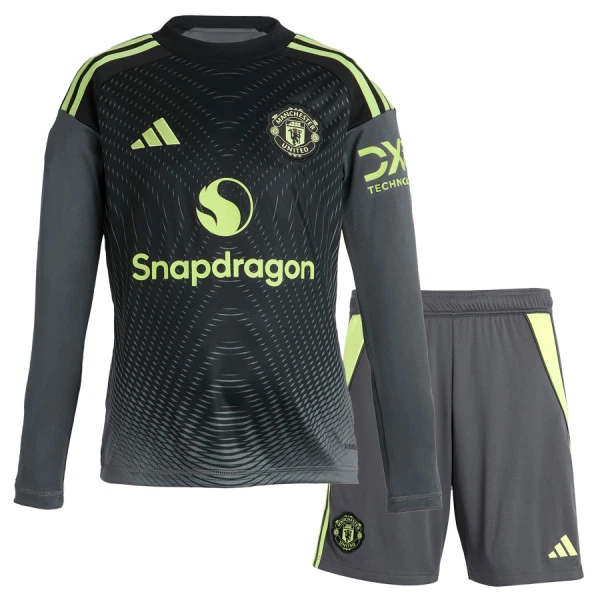 Completo calcio Portiere Manchester United Bambino Primo 2025-26 Maniche Lunghe Completo calcio Portiere Manchester United Bambino Primo 2025-26 Maniche Lunghe
