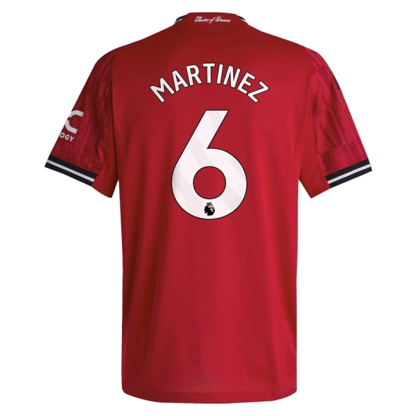 Maglia Manchester United Martinez 6 Uomo Primo 2025-26 Maglia Manchester United Martinez 6 Uomo Primo 2025-26