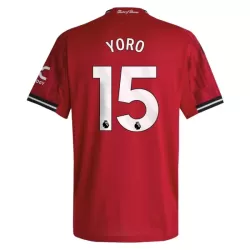 Maglia Manchester United Yoro 15 Uomo Primo 2025-26 Maglia Manchester United Yoro 15 Uomo Primo 2025-26