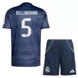Completo calcio Real Madrid Bellingham 5 Bambino Secondo 2025-26 Completo calcio Real Madrid Bellingham 5 Bambino Secondo 2025-26