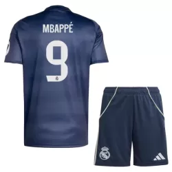 Completo calcio Real Madrid Mbappé 9 Bambino Secondo 2025-26 Completo calcio Real Madrid Mbappé 9 Bambino Secondo 2025-26