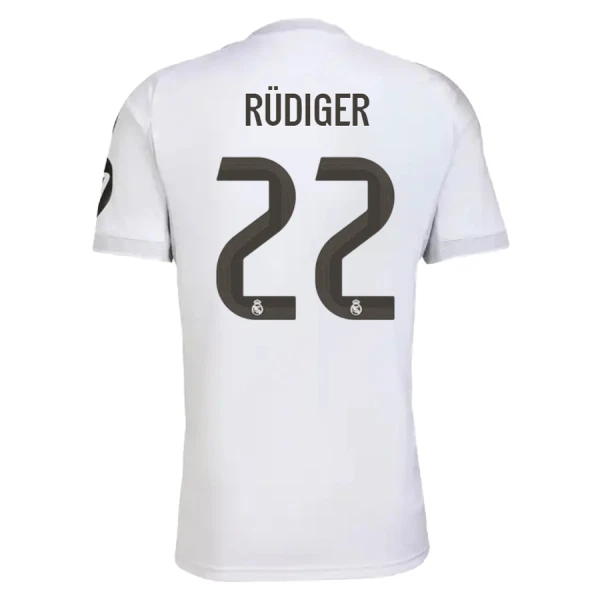 Maglia Real Madrid Rudiger 22 Uomo Primo 2025-26 Maglia Real Madrid Rudiger 22 Uomo Primo 2025-26