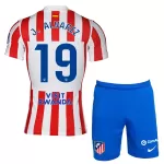 Completo calcio Atlético Madrid J. Alvarez 19 Bambino Primo 2025-26
