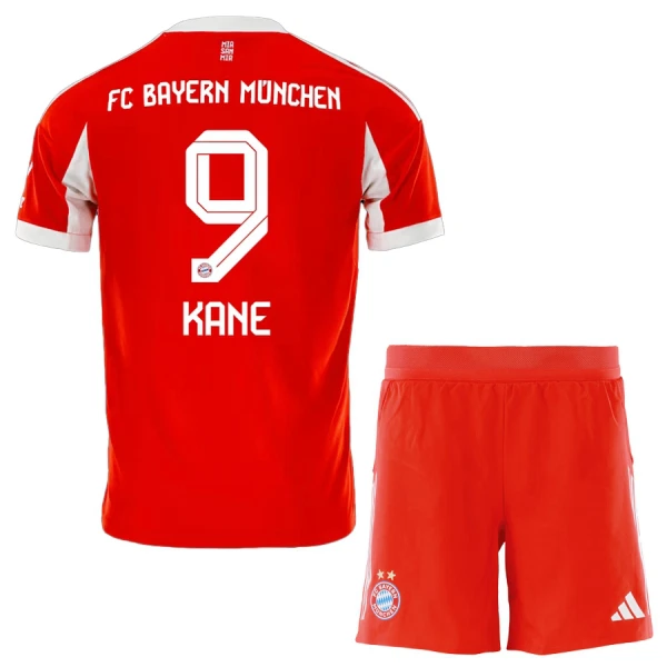 Completo calcio FC Bayern Monaco Harry Kane 9 Bambino Primo 2025-26 Completo calcio FC Bayern Monaco Harry Kane 9 Bambino Primo 2025-26