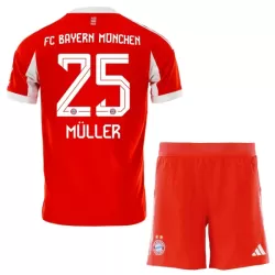 Completo calcio FC Bayern Monaco Thomas Müller 25 Bambino Primo 2025-26 Completo calcio FC Bayern Monaco Thomas Müller 25 Bambino Primo 2025-26