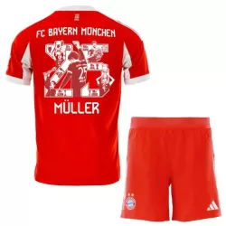 Completo calcio FC Bayern Monaco Thomas Müller 25 Bambino Primo 2025-26 - Speciale Completo calcio FC Bayern Monaco Thomas Müller 25 Bambino Primo 2025-26 - Speciale