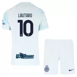 Completo calcio Inter Milan Lautaro Martinez 10 Bambino Secondo 2025-26 Completo calcio Inter Milan Lautaro Martinez 10 Bambino Secondo 2025-26