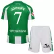 Completo calcio Real Betis Antony 7 Bambino Primo 2025-26 Completo calcio Real Betis Antony 7 Bambino Primo 2025-26