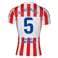 Maglia Atlético Madrid R. De Paul 5 Uomo Primo 2025-26 Maglia Atlético Madrid R. De Paul 5 Uomo Primo 2025-26