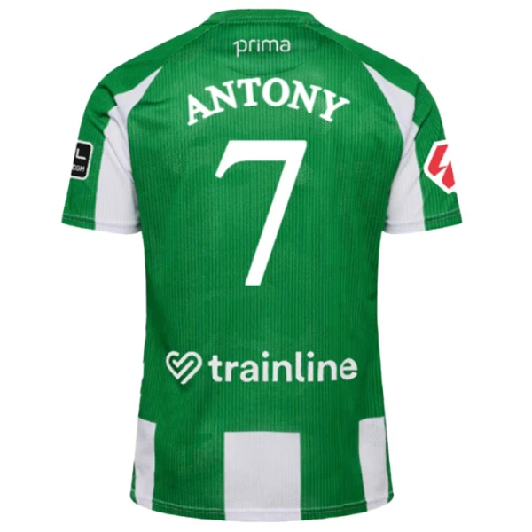 Maglia Real Betis Antony 7 Uomo Primo 2025-26 Maglia Real Betis Antony 7 Uomo Primo 2025-26