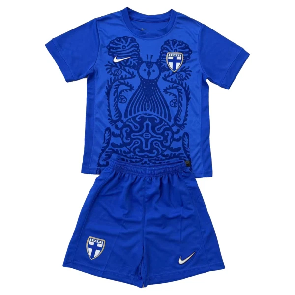 Completo calcio Finlandia Bambino Primo 2025 Completo calcio Finlandia Bambino Primo 2025