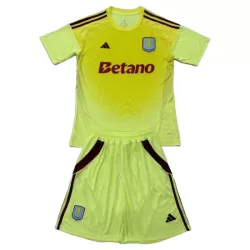 Completo calcio Portiere Aston Villa Bambino 2025-26 Gialla