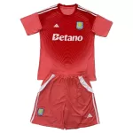 Completo calcio Portiere Aston Villa Bambino 2025-26 Rossa
