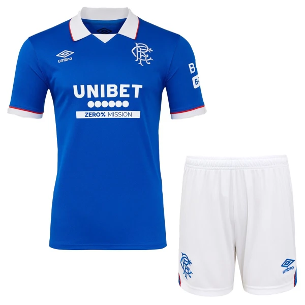 Completo calcio Rangers Bambino Primo 2025-26 Completo calcio Rangers Bambino Primo 2025-26