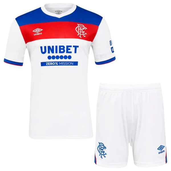 Completo calcio Rangers Bambino Secondo 2025-26 Completo calcio Rangers Bambino Secondo 2025-26
