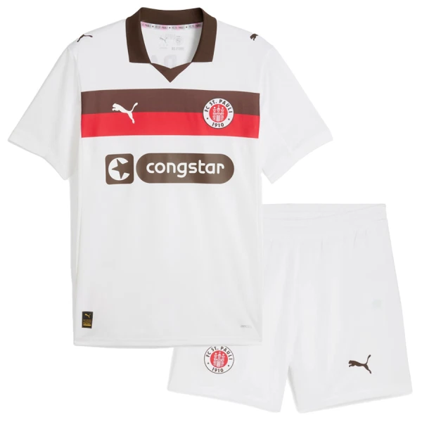 Completo calcio St Pauli Bambino Secondo 2025-26 Completo calcio St Pauli Bambino Secondo 2025-26