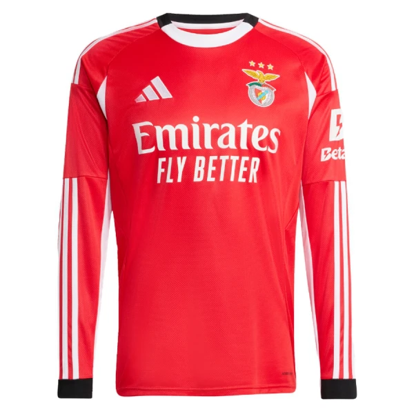 Maglia Benfica Uomo Primo 2025-26 Maniche Lunghe Maglia Benfica Uomo Primo 2025-26 Maniche Lunghe