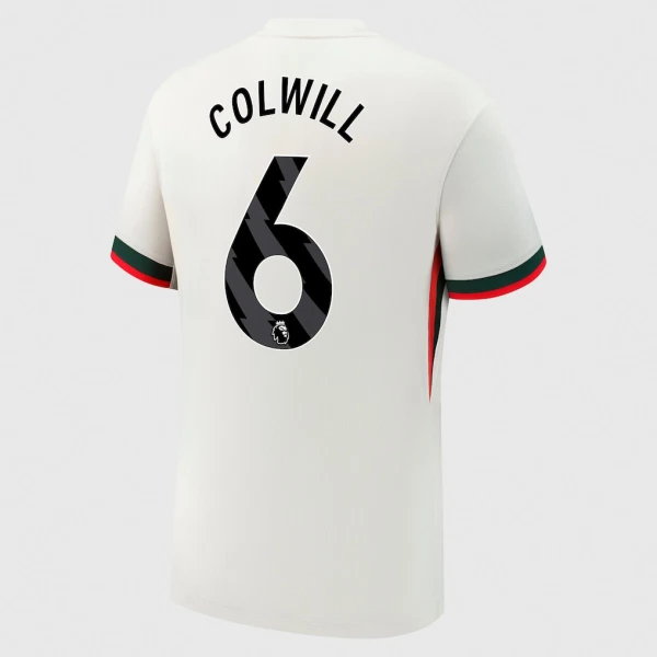 Maglia Chelsea Colwill 6 Uomo Secondo 2025-26