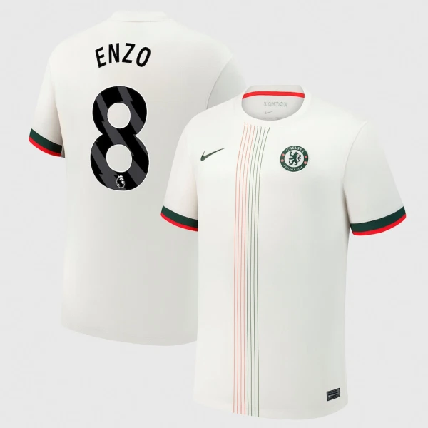 Maglia Chelsea Enzo 8 Uomo Secondo 2025-26 Maglia Chelsea Enzo 8 Uomo Secondo 2025-26