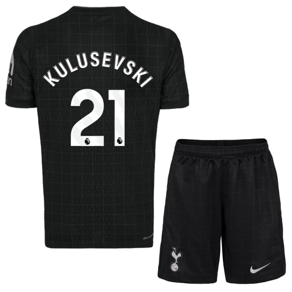 Completo calcio Tottenham Hotspur Kulusevski 21 Bambino Secondo 2025-26 Completo calcio Tottenham Hotspur Kulusevski 21 Bambino Secondo 2025-26