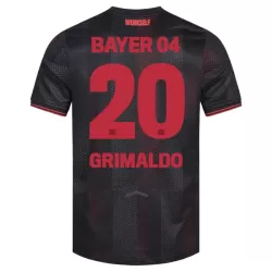 Maglia Bayer Leverkusen Alejandro Grimaldo 20 Uomo Primo 2025-26 Maglia Bayer Leverkusen Alejandro Grimaldo 20 Uomo Primo 2025-26