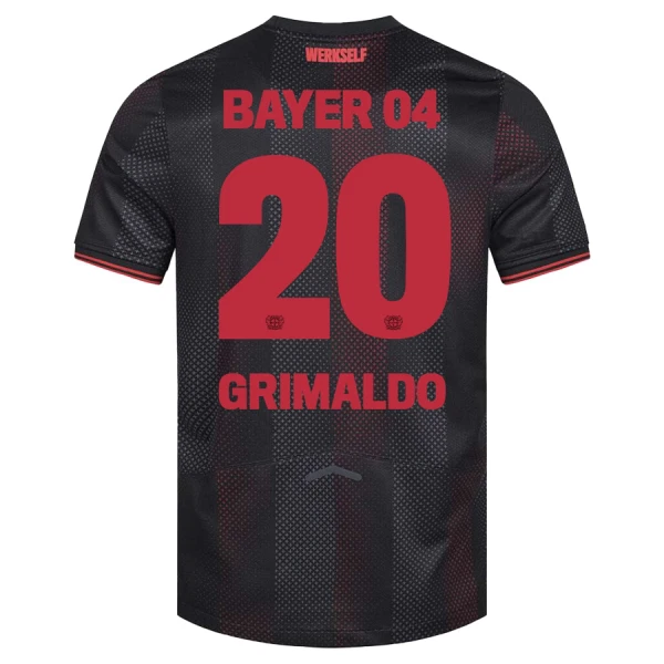 Maglia Bayer Leverkusen Alejandro Grimaldo 20 Uomo Primo 2025-26 Maglia Bayer Leverkusen Alejandro Grimaldo 20 Uomo Primo 2025-26