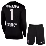 Completo calcio Portiere Paris Saint-Germain Gianluigi Donnarumma 1 Bambino 2025-26 Maniche Lunghe