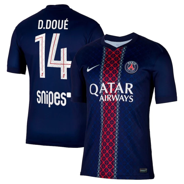 Maglia Paris Saint-Germain Desire Doue 14 Uomo Primo 2025-26 Maglia Paris Saint-Germain Desire Doue 14 Uomo Primo 2025-26