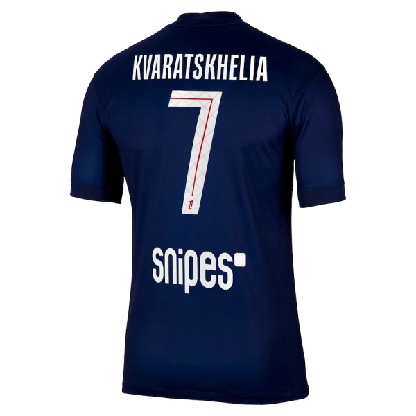 Maglia Paris Saint-Germain Kvaratskhelia 7 Uomo Primo 2025-26