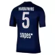 Maglia Paris Saint-Germain Marquinhos 5 Uomo Primo 2025-26