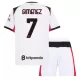 Completo calcio AC Milan Gimenez 7 Bambino Secondo 2025-26 Completo calcio AC Milan Gimenez 7 Bambino Secondo 2025-26