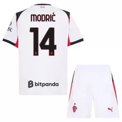Completo calcio AC Milan Modrić 14 Bambino Secondo 2025-26 Completo calcio AC Milan Modrić 14 Bambino Secondo 2025-26