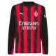 Maglia AC Milan Uomo Primo 2025-26 Maniche Lunghe Maglia AC Milan Uomo Primo 2025-26 Maniche Lunghe