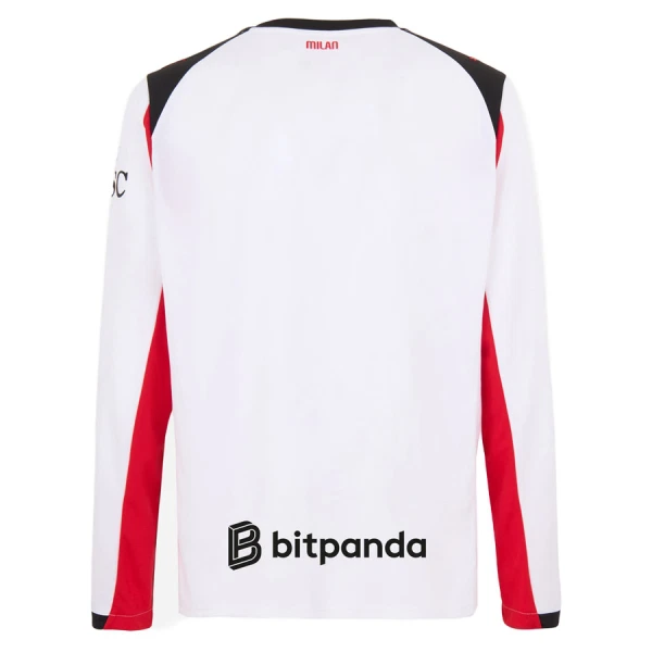 Maglia AC Milan Uomo Secondo 2025-26 Maniche Lunghe