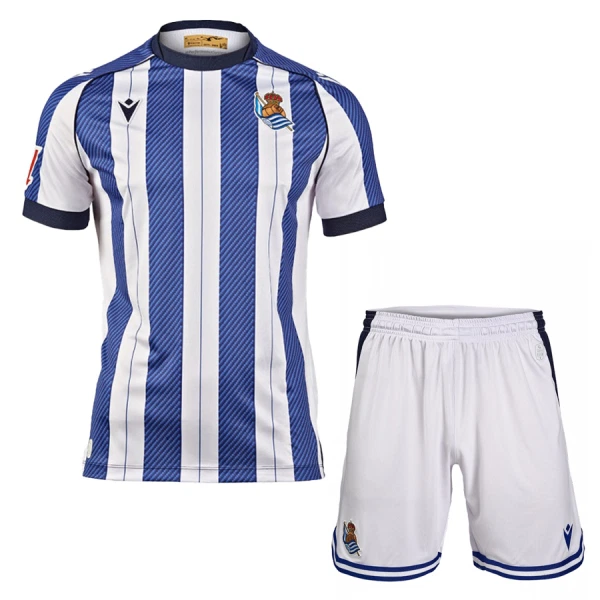Completo calcio Real Sociedad Bambino Primo 2025-26 Completo calcio Real Sociedad Bambino Primo 2025-26