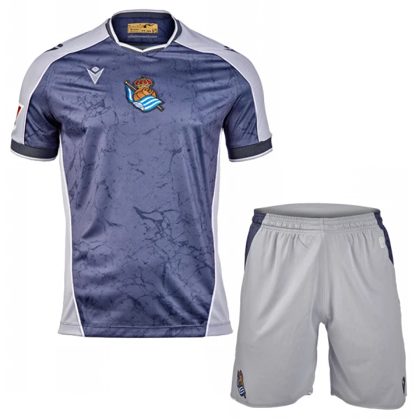 Completo calcio Real Sociedad Bambino Secondo 2025-26 Completo calcio Real Sociedad Bambino Secondo 2025-26