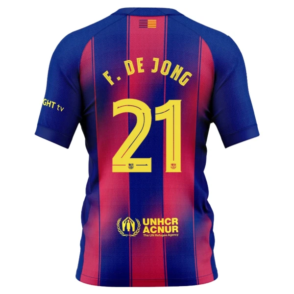 Completo calcio Barcellona Frenkie de Jong 21 Bambino Primo 2025-26