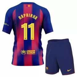 Completo calcio Barcellona Raphinha 11 Bambino Primo 2025-26 Completo calcio Barcellona Raphinha 11 Bambino Primo 2025-26