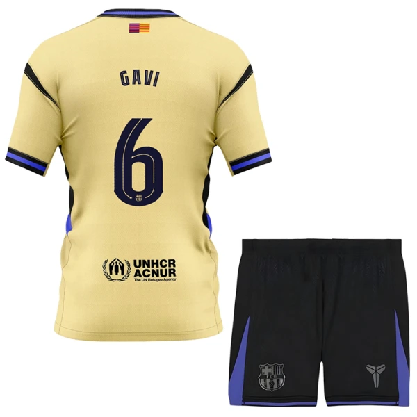 Completo calcio Barcellona x Kobe Bryant Gavi 6 Bambino Secondo 2025-26