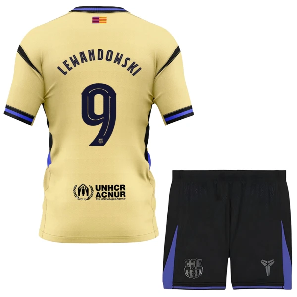 Completo calcio Barcellona x Kobe Bryant Lewandowski 9 Bambino Secondo 2025-26 Completo calcio Barcellona x Kobe Bryant Lewandowski 9 Bambino Secondo 2025-26