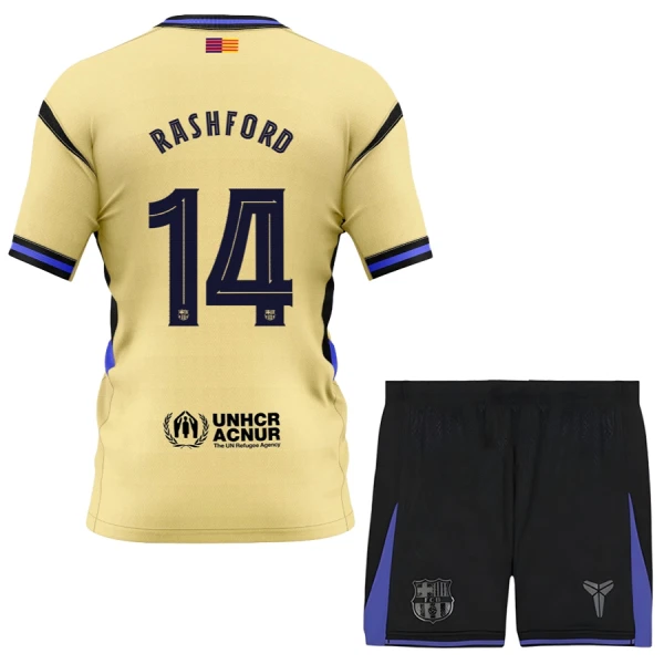 Completo calcio Barcellona x Kobe Bryant Rashford 14 Bambino Secondo 2025-26 Completo calcio Barcellona x Kobe Bryant Rashford 14 Bambino Secondo 2025-26
