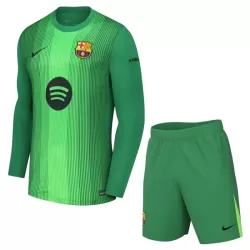 Completo calcio Portiere Barcellona Bambino 2025-26 Maniche Lunghe Completo calcio Portiere Barcellona Bambino 2025-26 Maniche Lunghe