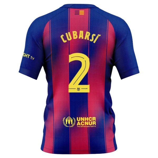 Maglia Barcellona Cubarsi 2 Uomo Primo 2025-26 Maglia Barcellona Cubarsi 2 Uomo Primo 2025-26