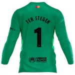 Maglia Portiere Barcellona Ter Stegen 1 Uomo 2025-26 Maniche Lunghe
